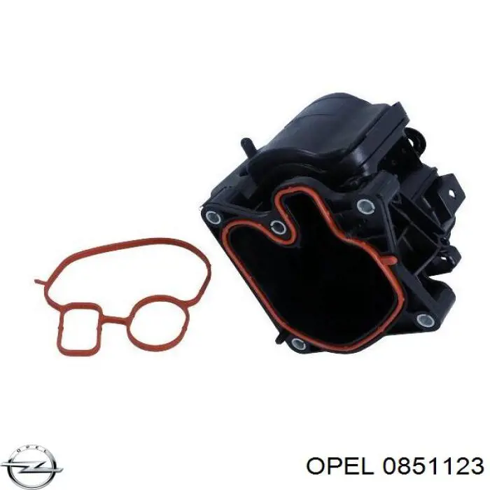 Compre 0851123 Opel Radiador do sistema EGR de recirculação dos gases de escape