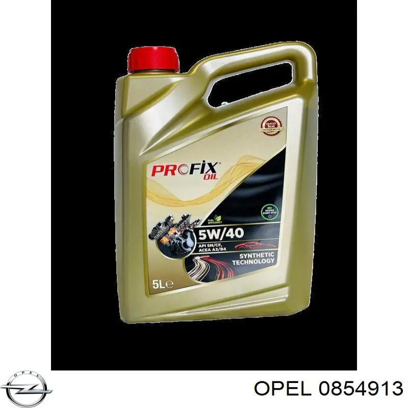 Compre 0854913 Opel Porca de tubo coletor de escape