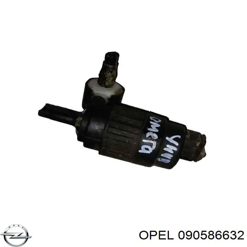 090586632 Opel Bomba de motor de fluido para lavador de vidro dianteiro