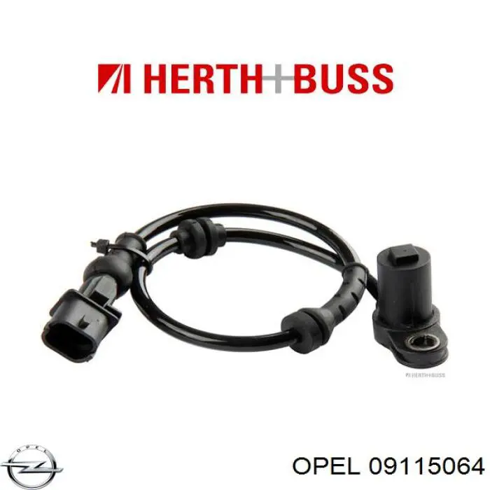 Compre 09115064 Opel Sensor dianteiro de ABS