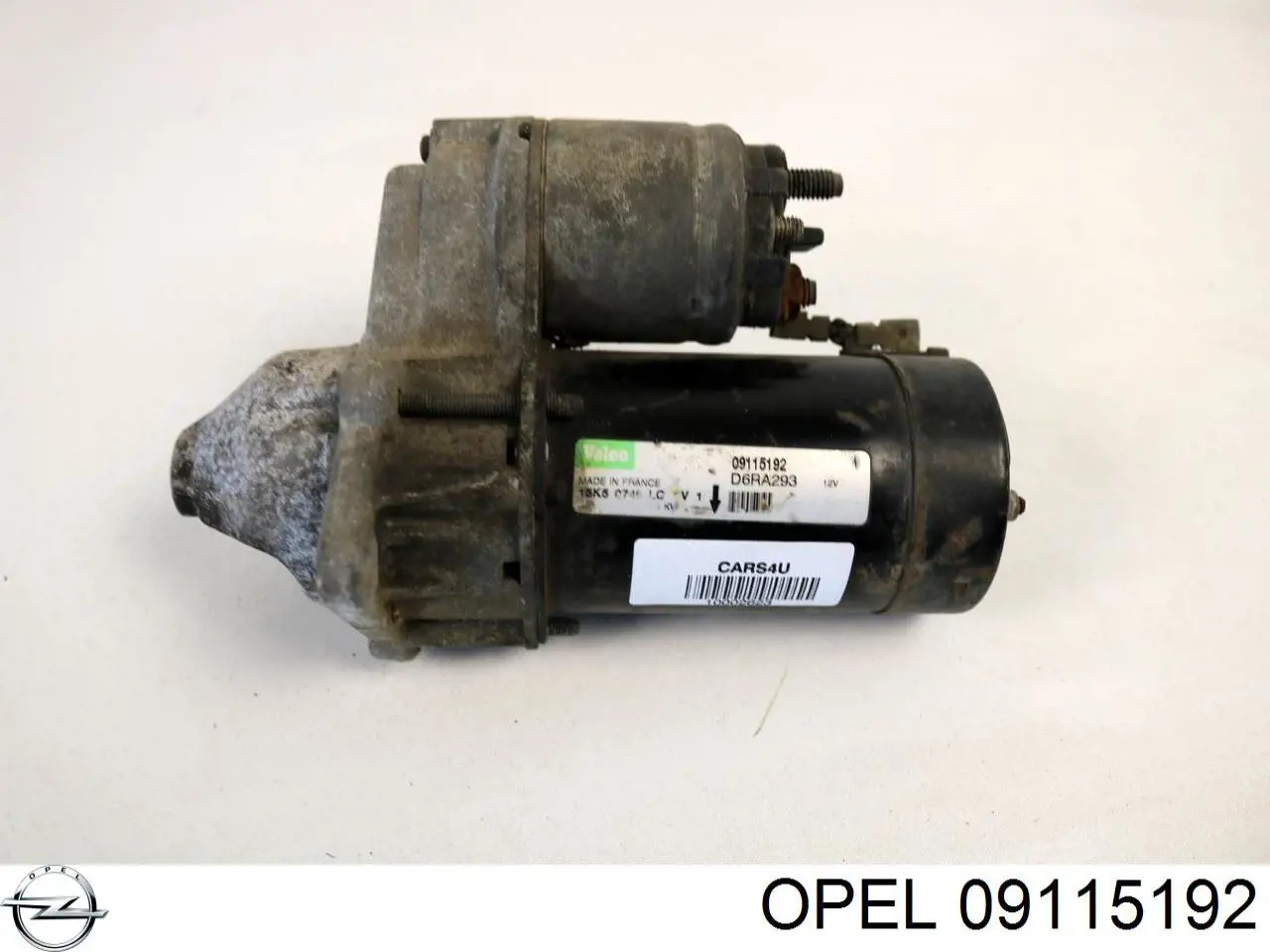 09115192 Opel Motor de arranco