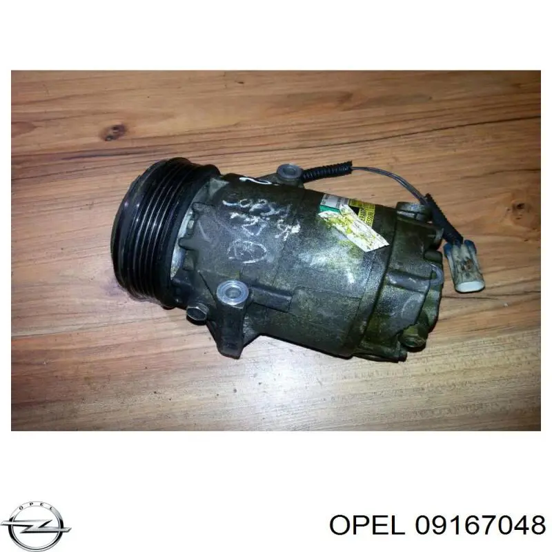 09167048 Opel Compressor de aparelho de ar condicionado