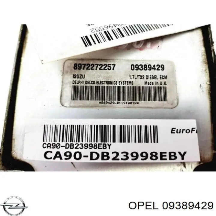 Compre 09389429 Opel Módulo de direção (Centralina eletrônica) de motor