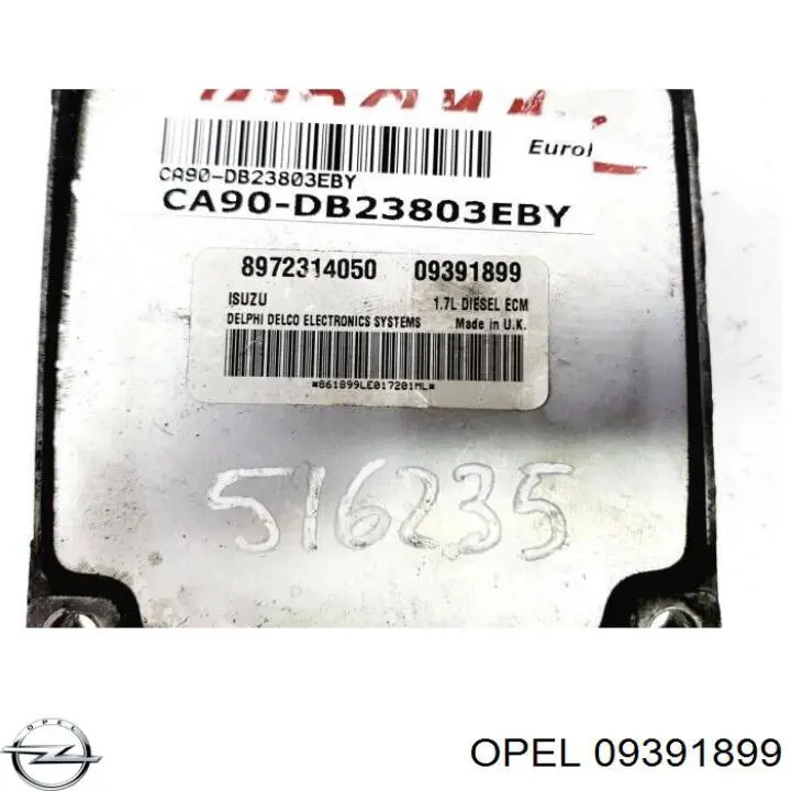 Compre 09391899 Opel 