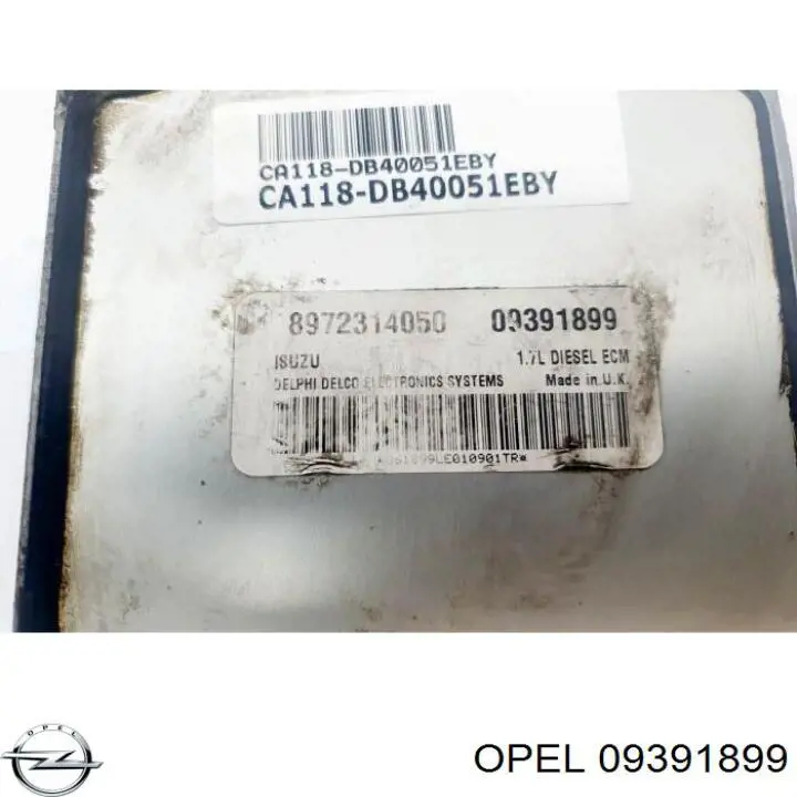 Compre 09391899 Opel 