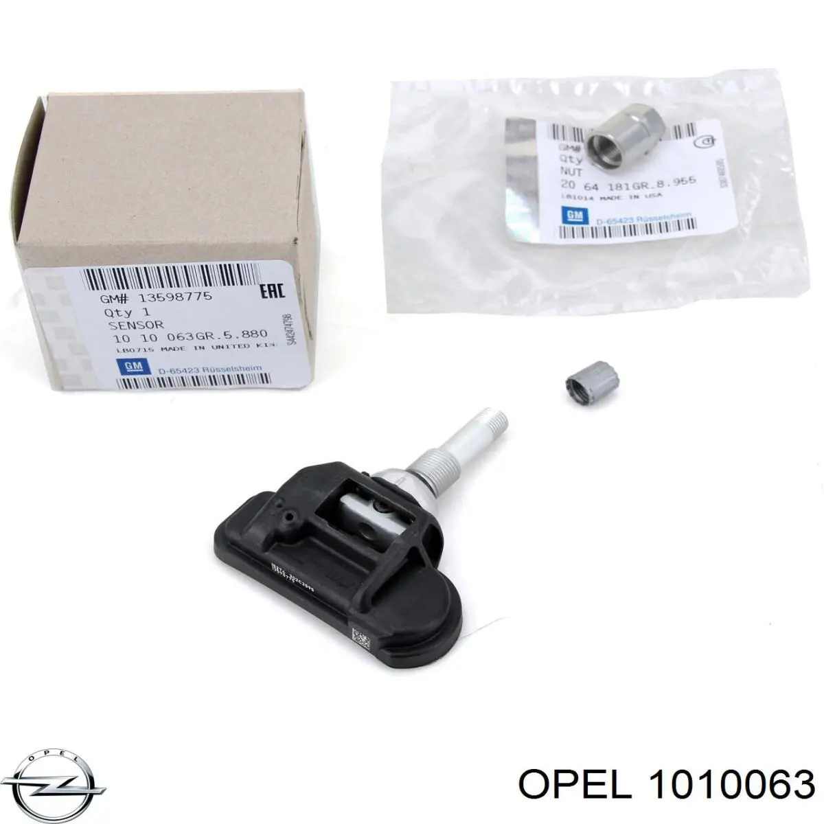 1010063 Opel Sensor de pressão de ar nos pneus