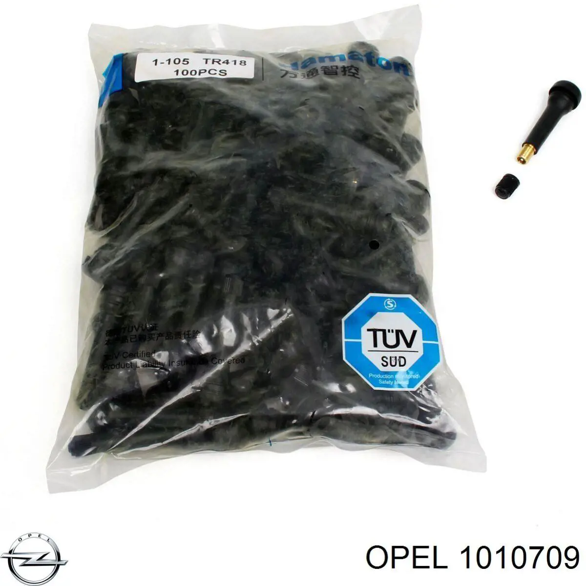 Compre 1010709 Opel Válvula de controlo de pressão de ar no pneu