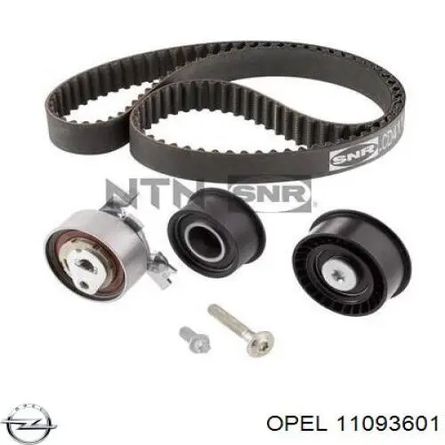 11093601 Opel Correia do mecanismo de distribuição de gás, kit