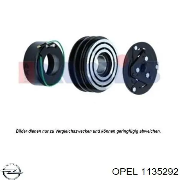 1135292 Opel Compressor de aparelho de ar condicionado