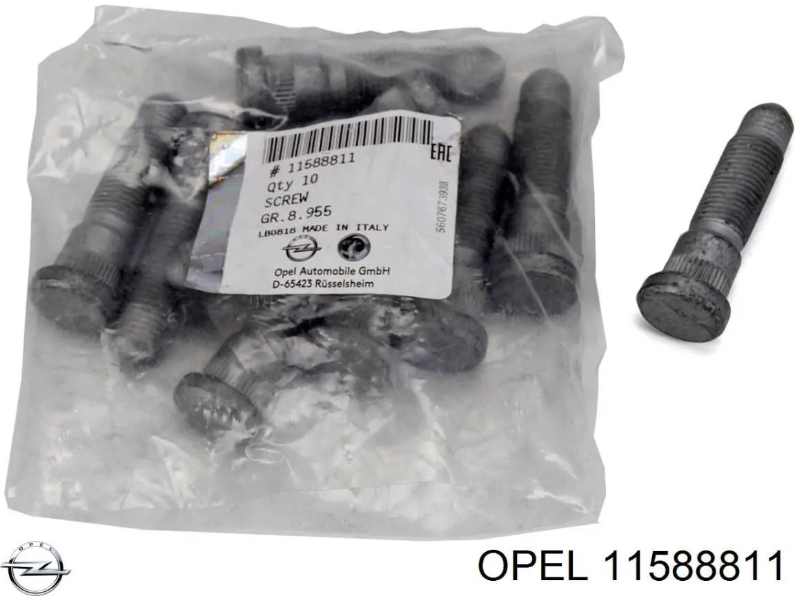 11588811 Opel Parafuso de roda