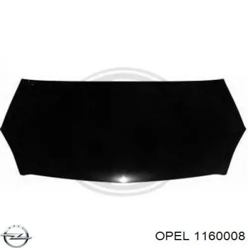Capota Opel 1160008 preço, a partir de 227,22 USD