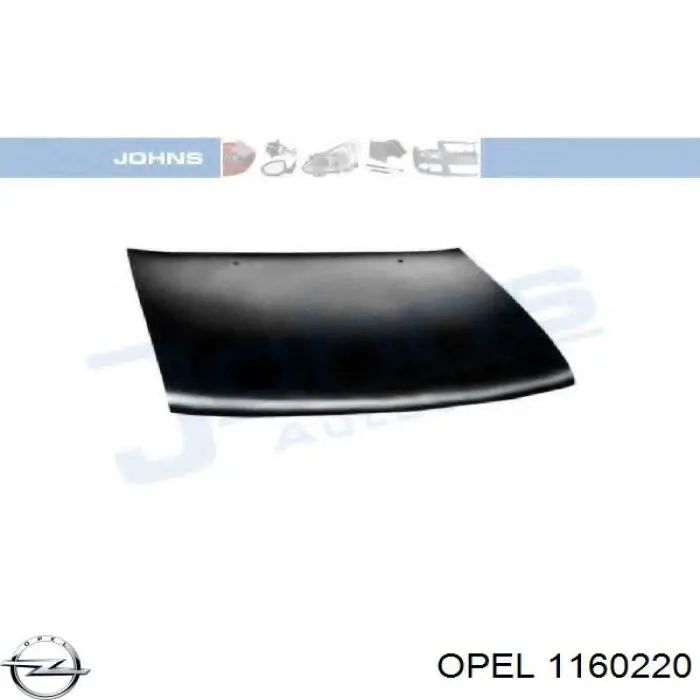 Compre 1160220 Opel Capota