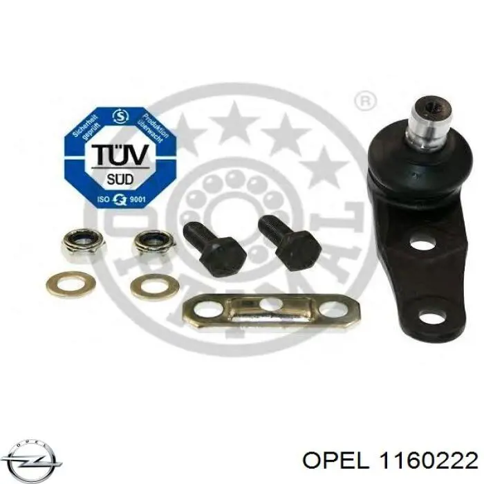 Capota 1160222 Opel