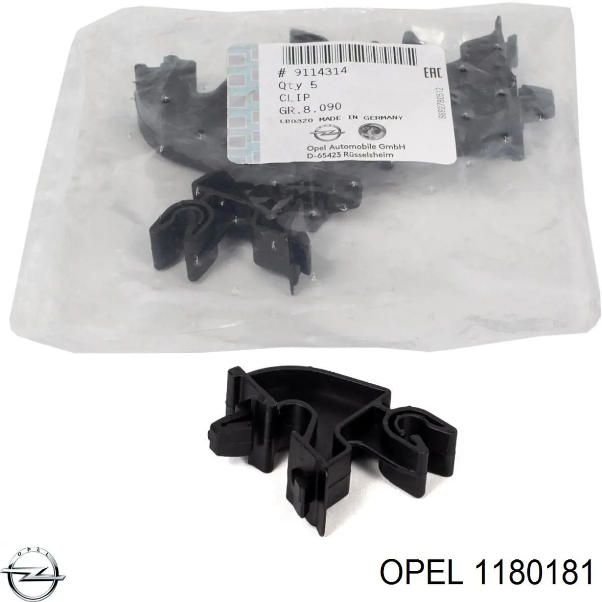Fixador de suporte da capota 09114314 General Motors