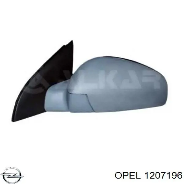 1207196 Opel Motor de acionamento do lente do espelho de retrovisão