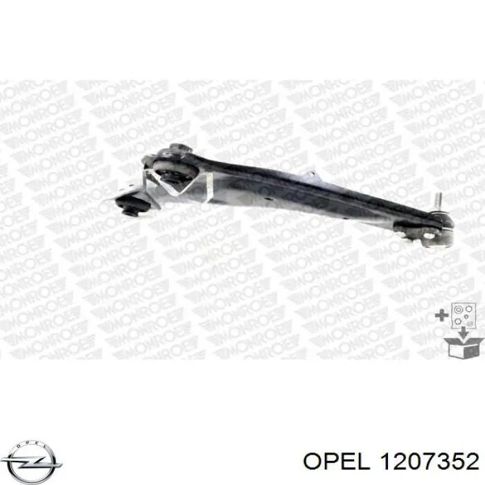 1207352 Opel Motor acionador de abertura/fechamento da porta traseira