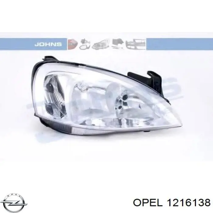 Compre 1216138 Opel Luz direita