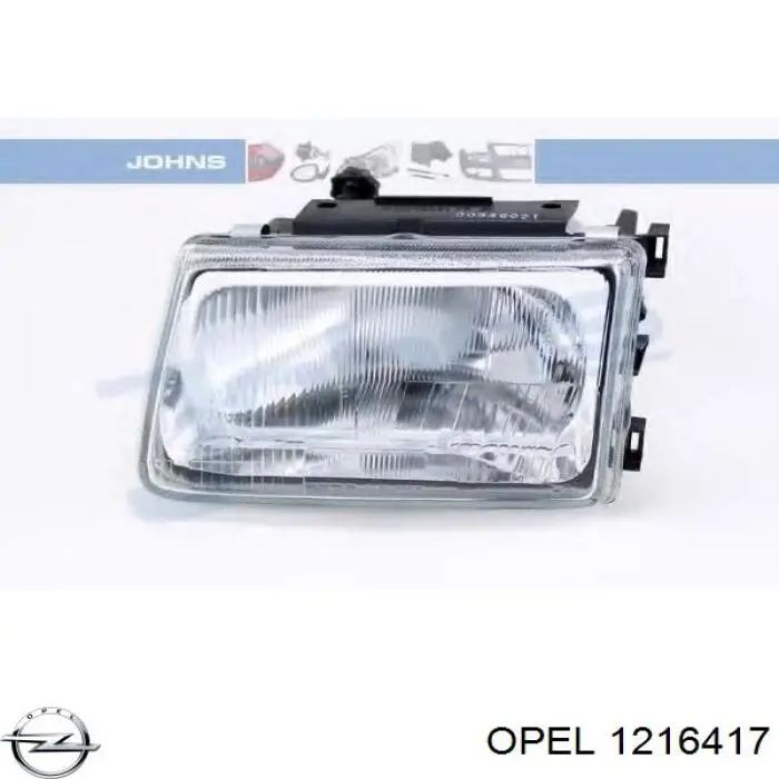 1216417 Opel Luz esquerda