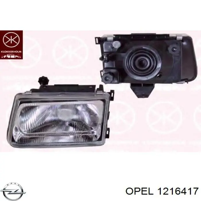 Luz esquerda 1216417 Opel
