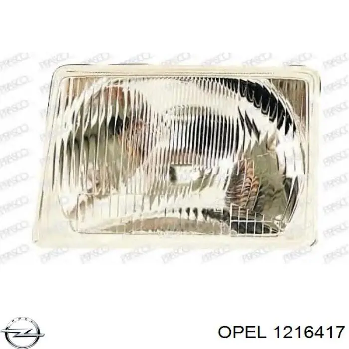Luz esquerda Opel 1216417 preço, a partir de 59,07 USD
