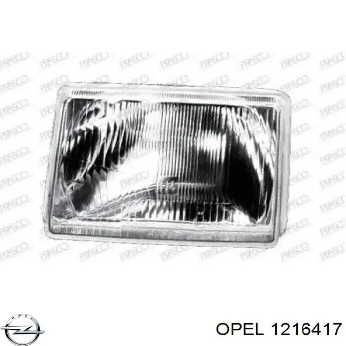 Luz esquerda Opel 1216417 preço, a partir de 59,07 USD
