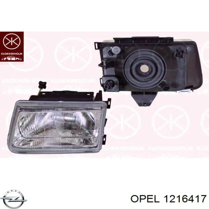 Compre 1216417 Opel Luz esquerda