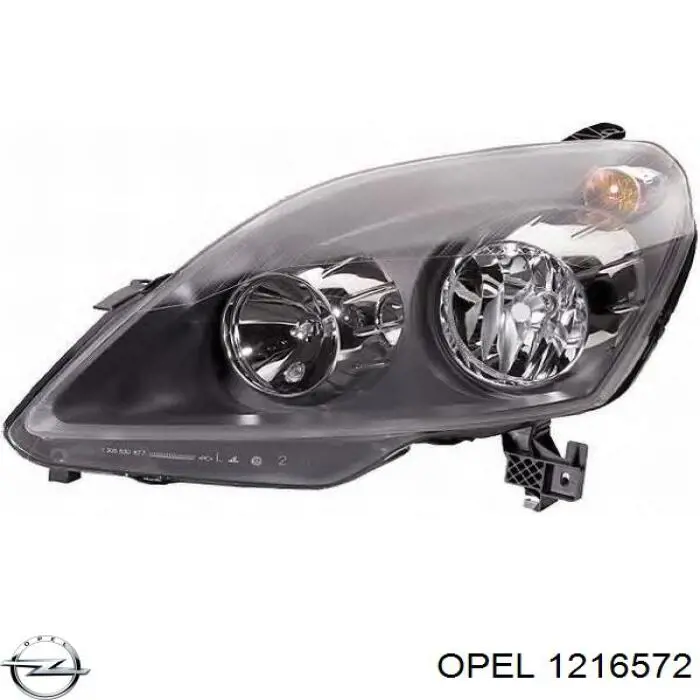 1216572 Opel Luz direita