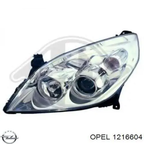1216604 Opel Luz direita
