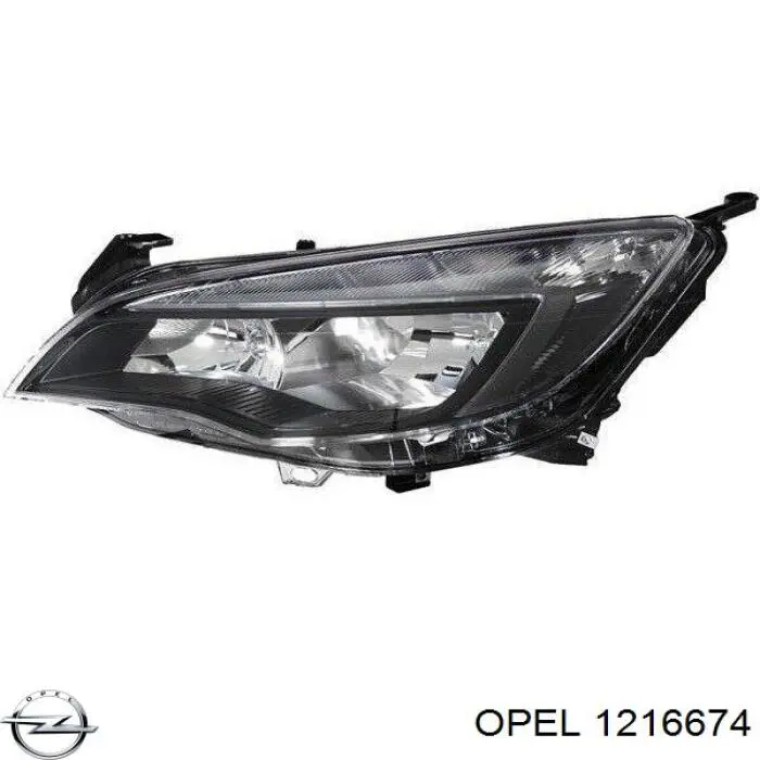 Luz esquerda Opel 1216674 preço, a partir de 102,15 USD