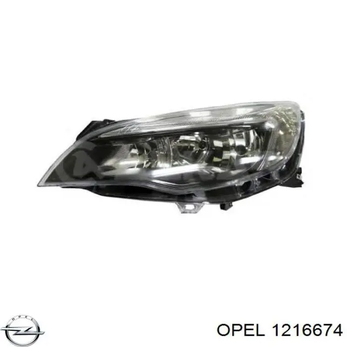 Compre 1216674 Opel Luz esquerda