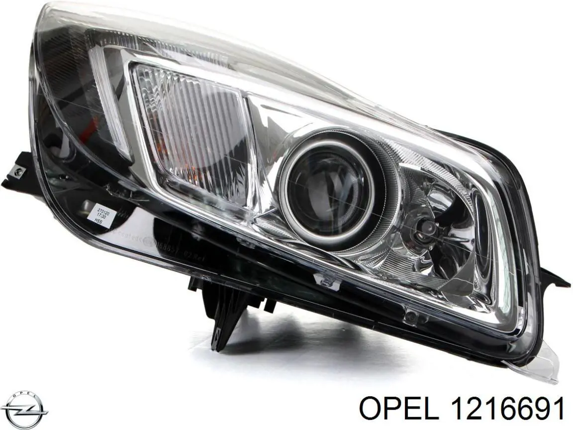 Luz direita 1216743 General Motors