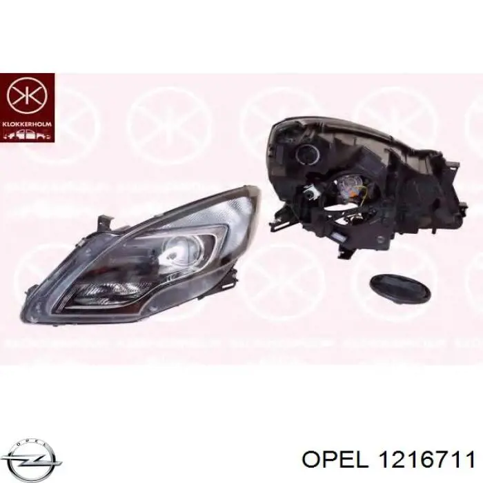 1216711 Opel Luz direita