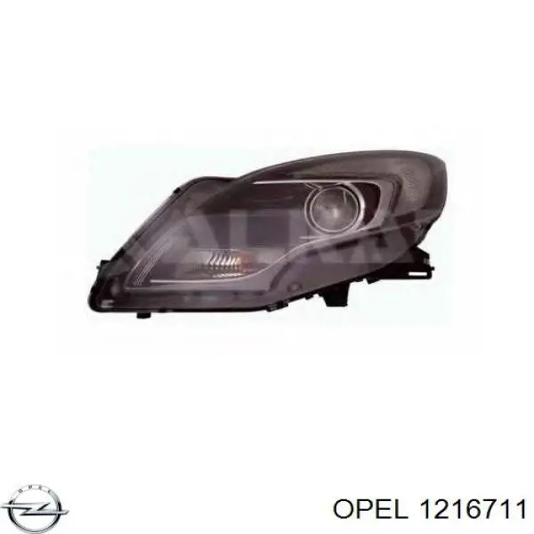 Luz direita Opel 1216711 preço, a partir de 262,41 USD