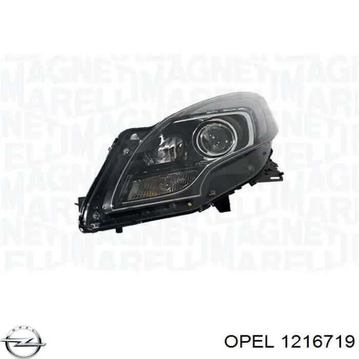 1216719 Opel Luz direita