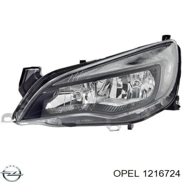 Luz esquerda Opel 1216724 preço, a partir de 163,66 USD