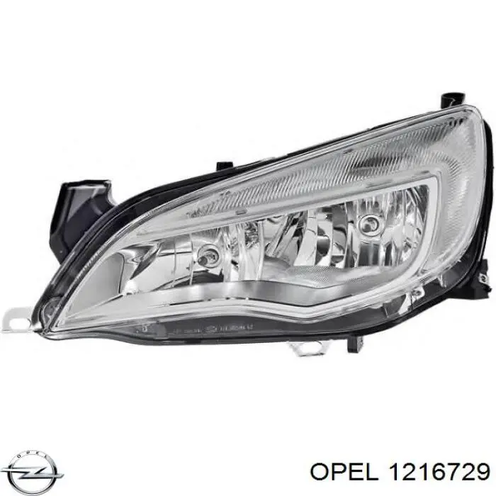 Luz direita Opel 1216729