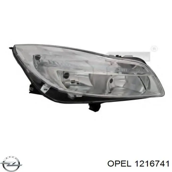 1216741 Opel Luz direita