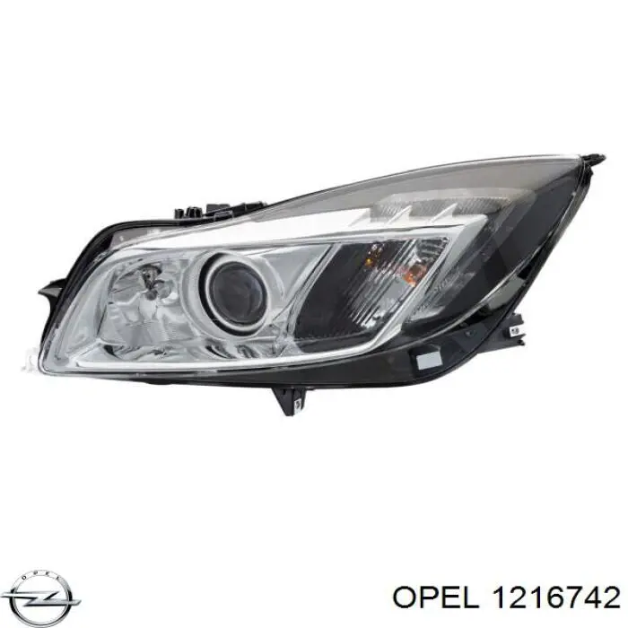 Luz esquerda Opel 1216742 preço, a partir de 639,57 USD