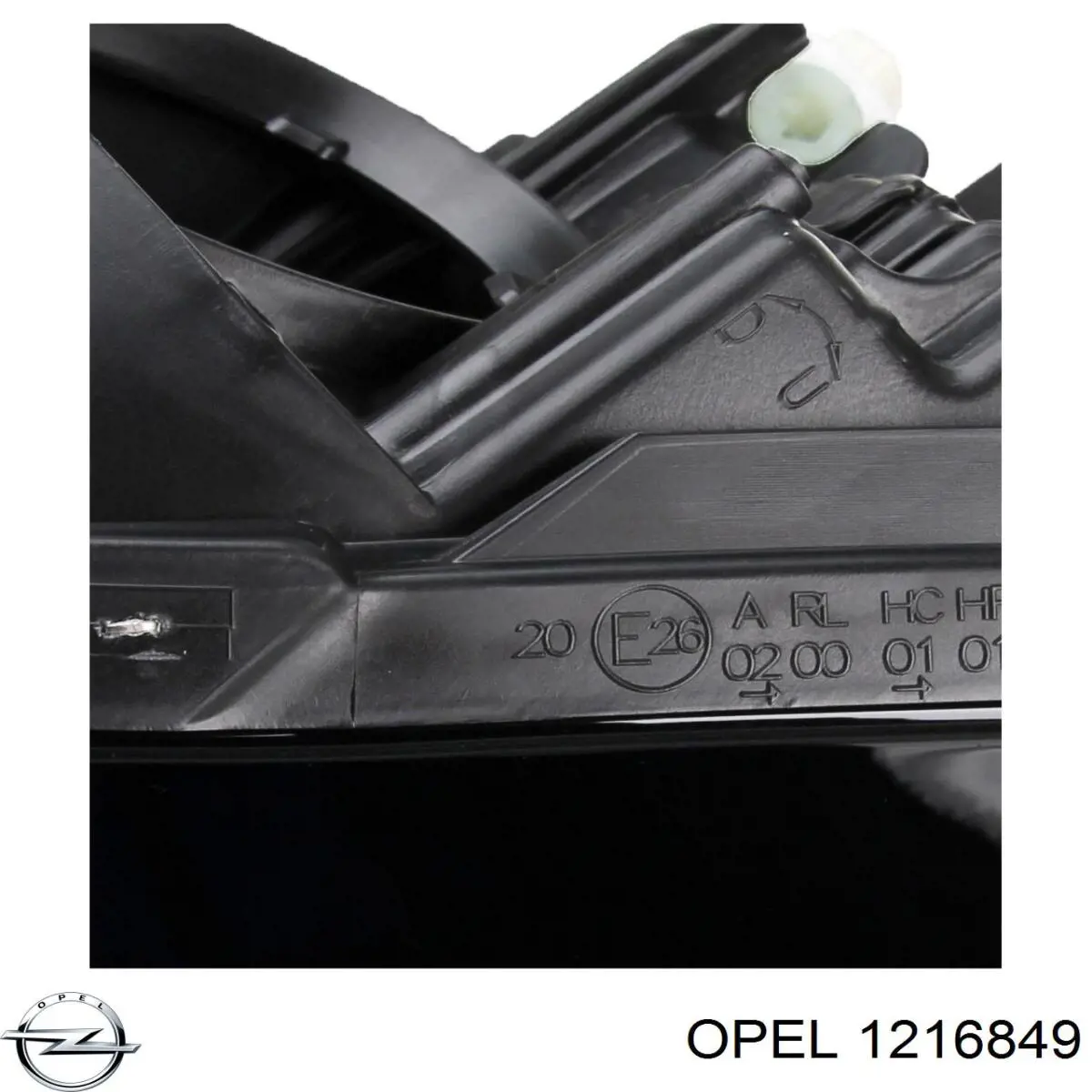 1216849 Opel Luz esquerda