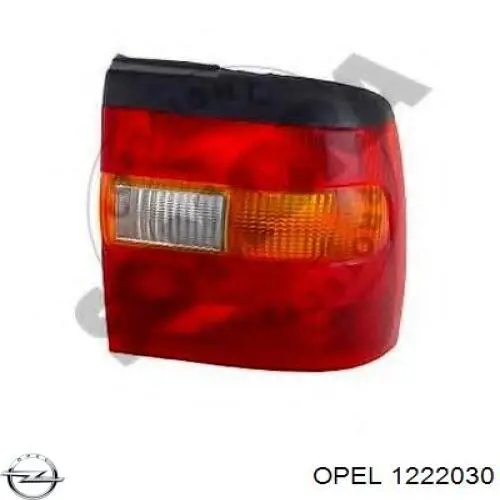 Lanterna traseira direita 1222030 Opel