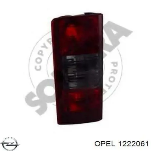 Lanterna traseira esquerda Opel 1222061 preço, a partir de 59,58 USD