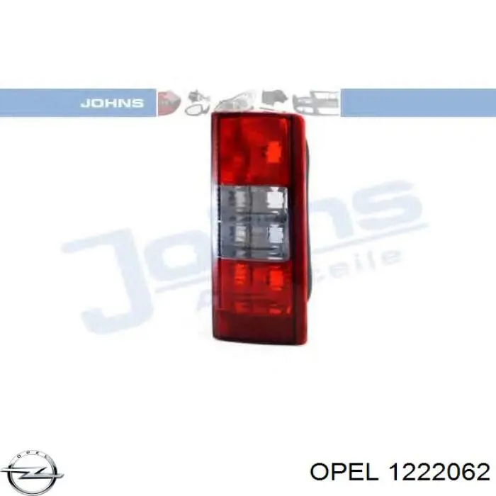 1222062 Opel Lanterna traseira direita