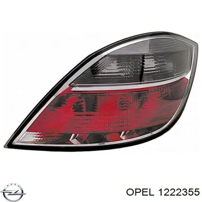 1222355 Opel Lanterna traseira esquerda