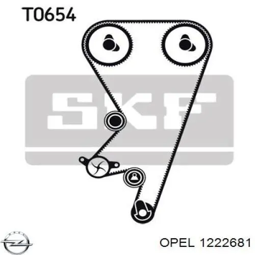 Sinal de parada traseiro adicional Opel 1222681 preço, a partir de 62,30 USD
