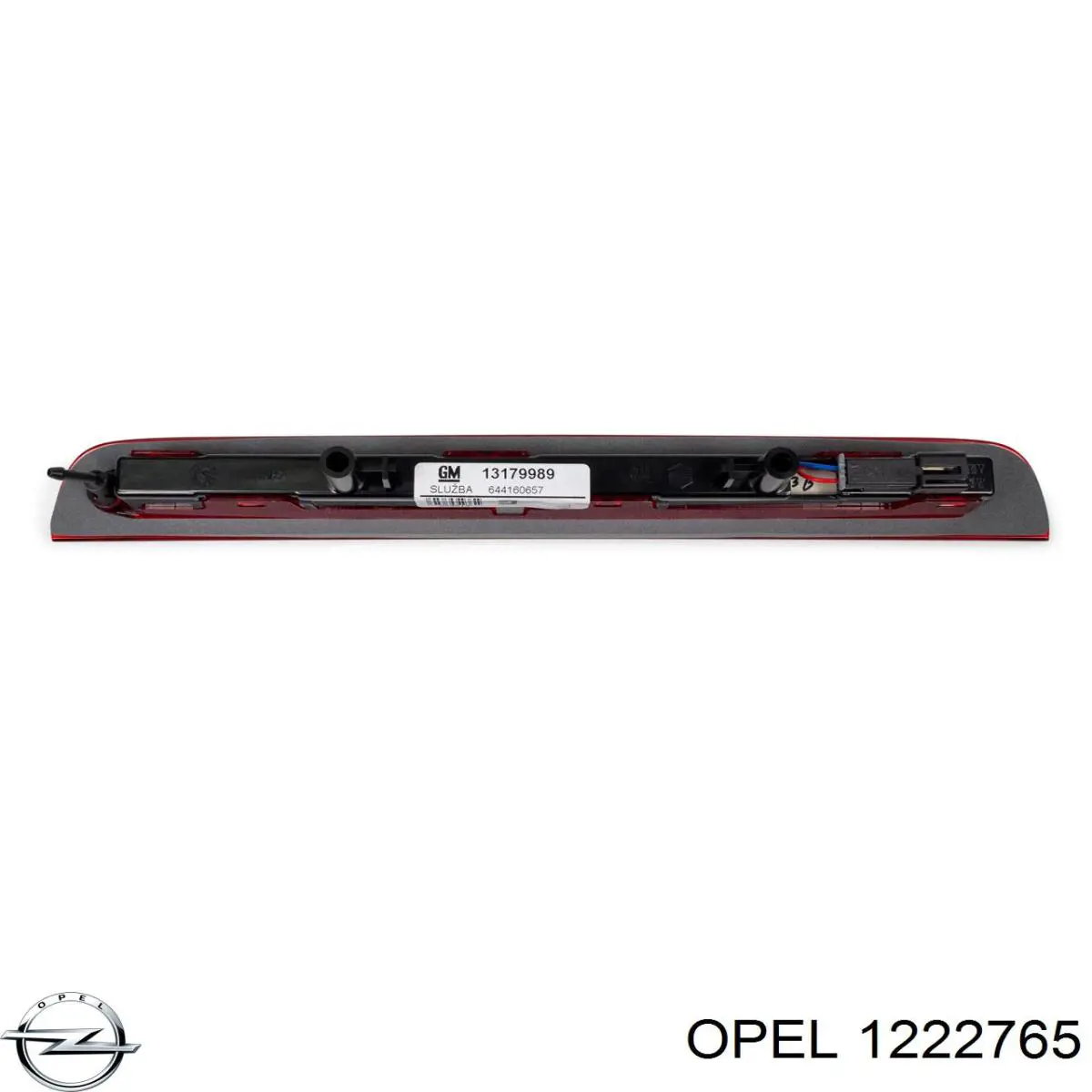 Sinal de parada traseiro adicional Opel Meriva A 