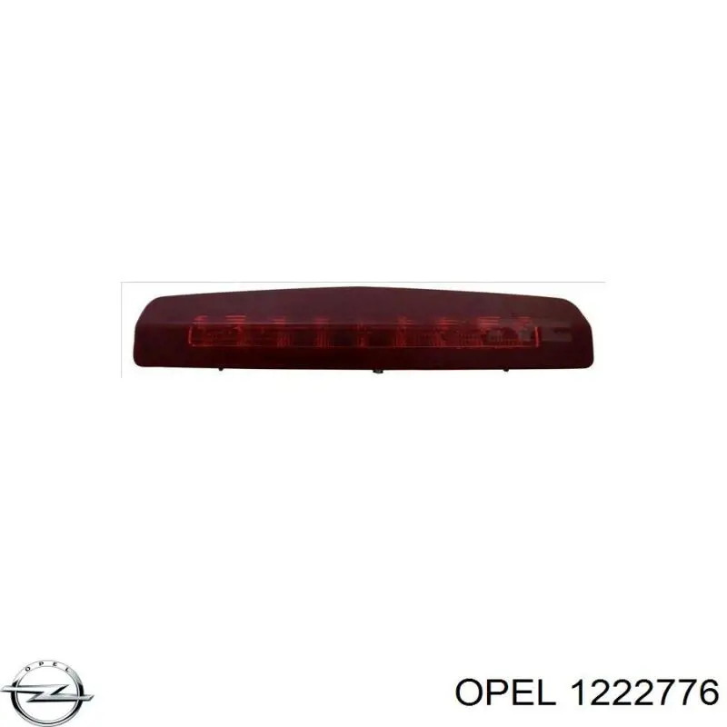 1222776 Opel Sinal de parada traseiro adicional