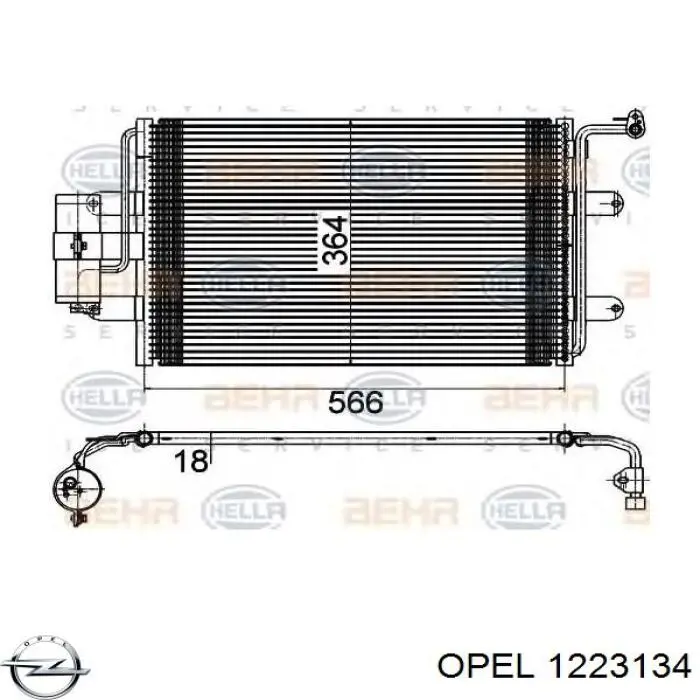 Lanterna traseira direita para Opel Calibra  85