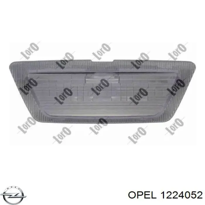 Lanterna da luz de fundo de matrícula traseira Opel 1224052 preço, a partir de 13,34 USD