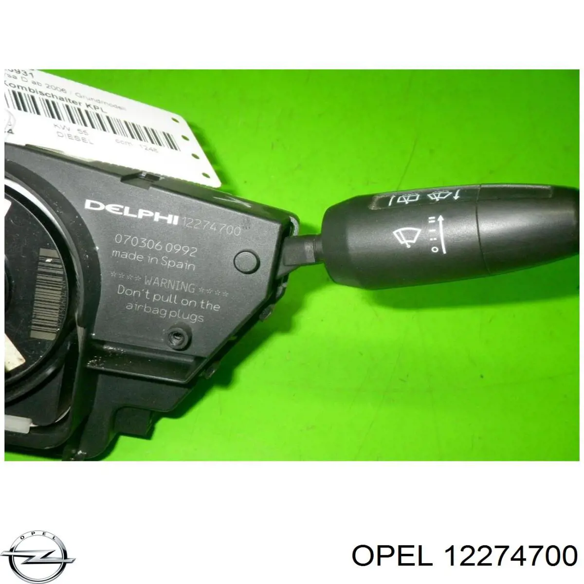 Compre 12274700 Opel Anel AIRBAG de contato, cabo plano do volante