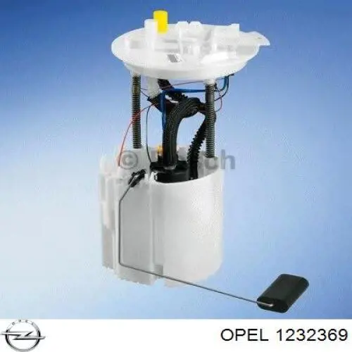 Compre 1232369 Opel Módulo de bomba de combustível com sensor do nível de combustível
